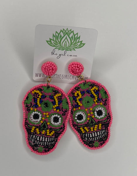Embroidered Sugar Skulls