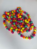 Neon Dreams Multi 60 inch Beaded Necklace